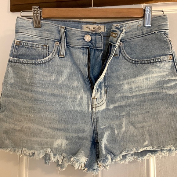 Madewell The Perfect Jean Short in Millman Wash 24 - Picture 1 of 5